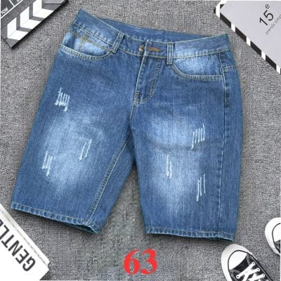 Quần sọt jean nam không co giãn KT xanh nhạt cào thời trang là lựa chọn hoàn hảo cho những chàng trai yêu thích phong cách trẻ trung, năng động.