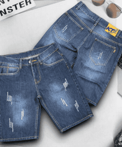 Quần sọt jean nam không co giãn KT xanh đen cào là lựa chọn hoàn hảo cho những chàng trai yêu thích phong cách trẻ trung, năng động.