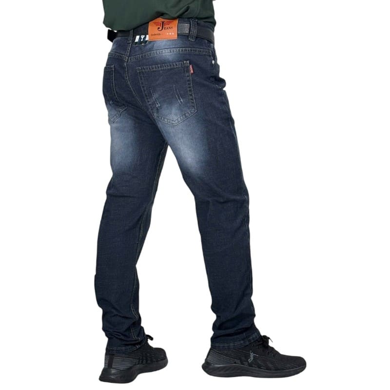 Quần dài co giãn KT màu xanh đen có xước - Hình ảnh 3