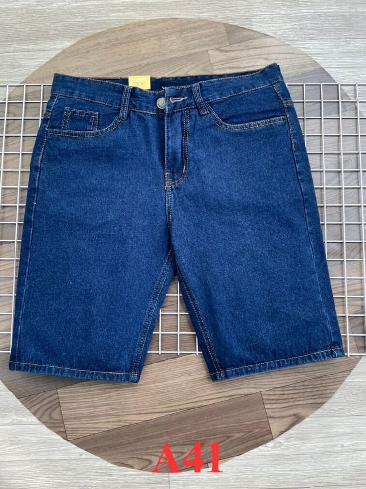 Quần Short Jean Nam Trung Niên KT Màu Xanh Đậm - Hình ảnh 3