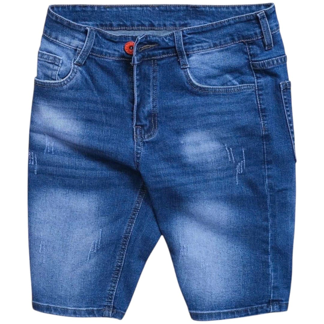 Quần sọt jean nam co giãn cao cấp KT xanh đậm cào có là lựa chọn hoàn hảo cho những chàng trai yêu thích phong cách trẻ trung, năng động.