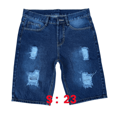 Quần short jean nam không co giãn KT xanh đậm rách thời trang là lựa chọn hoàn hảo cho những chàng trai yêu thích phong cách trẻ trung, năng động.
