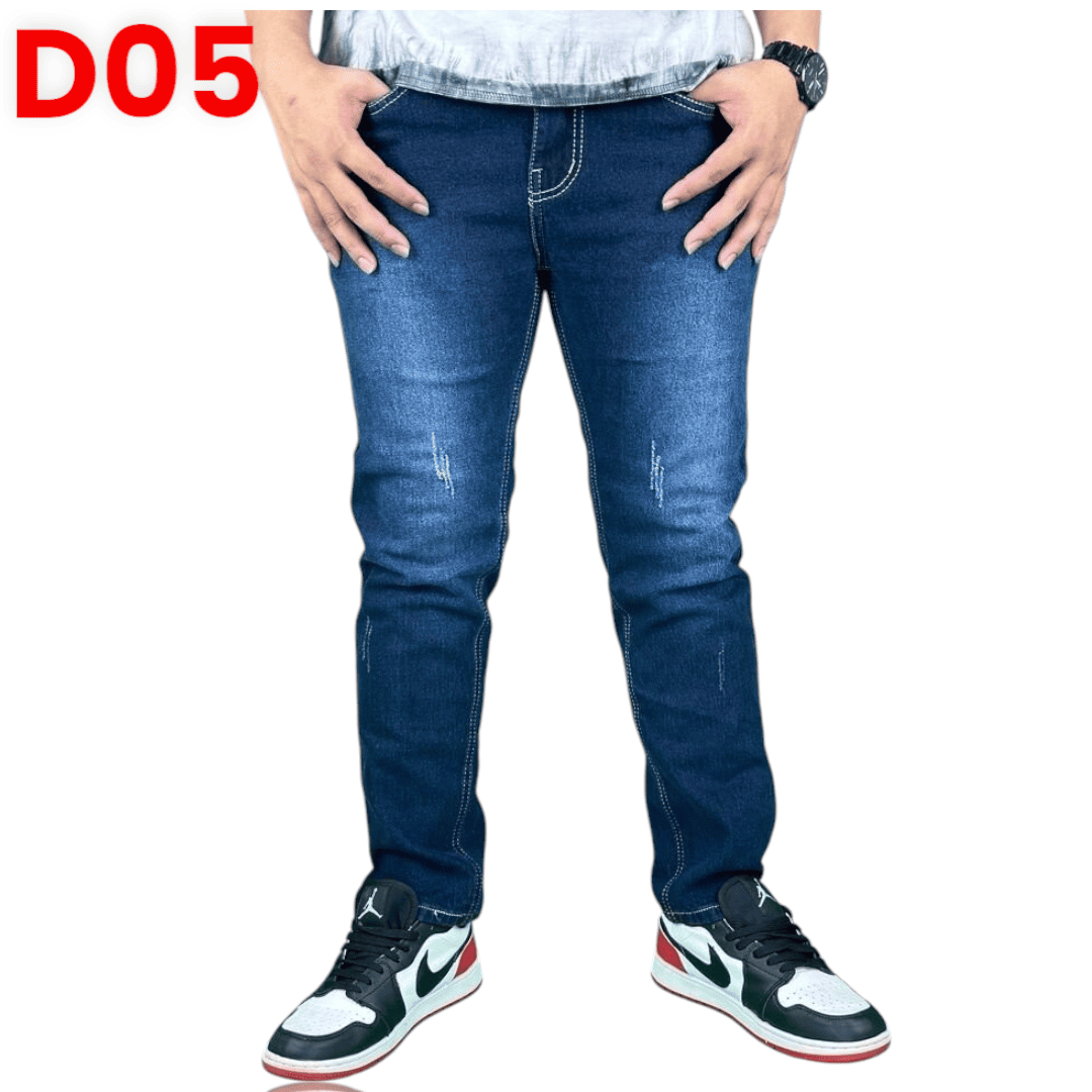Quần jean nam dài co giãn xanh đậm cào thời trang là lựa chọn hoàn hảo cho những chàng trai yêu thích phong cách trẻ trung, năng động.
