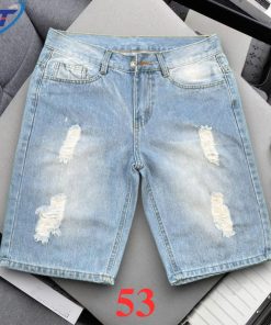 Quần sọt jean nam không co giãn KT xanh nhạt rách thời trang là lựa chọn hoàn hảo cho những chàng trai yêu thích phong cách trẻ trung, năng động.