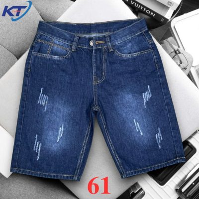 Quần sọt jean nam không co giãn KT xanh đậm cào thời trang là lựa chọn hoàn hảo cho những chàng trai yêu thích phong cách trẻ trung, năng động.