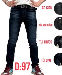 Quần jean nam dài co giãn xanh đen mèo thời trang là lựa chọn hoàn hảo cho những chàng trai yêu thích phong cách trẻ trung, năng động.