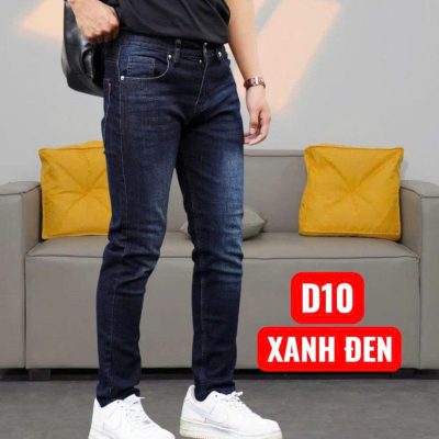 Quần jean nam dài co giãn xanh đen thời trang là lựa chọn hoàn hảo cho những chàng trai yêu thích phong cách trẻ trung, năng động.